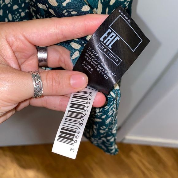 BA&SH Esme Midi Satin 100% Viscose Dress In Green Size US 2, EU 0, MSRP $375 - Picture 11 of 16